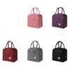Bolsa Térmica Transfronteriza Gran Capacidad Tela Oxford Bolsa para Lonchera Fabricante Logo Impreso Bolsa de Almuerzo Bolsa de Papel de Aluminio Venta al por Mayor Bento