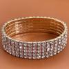Pulseira elástica corrente de garra 4MM Pulseira de moda europeia e americana Pulseira joker pulseira totalmente cravejada de diamantes atacado transfronteiriço vendas diretas da fábrica