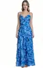 2026 Moda Feminina Europeia e Americana Nova Primavera-Verão Chiffon Estilo Fada Elegante Vestido de Festa
