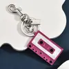 Llavero Acrílico Mini Cinta Estilo Ins con Diseño Único, Colgante Colorido para Mochilas de Estudiantes y Accesorios