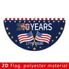 Bandera Decorativa Plegable con Forma de Abanico Transfronteriza de Comercio Exterior, Bandera Semicircular para Celebraciones Festivas, Adecuada para Banderas Exteriores, Banderas del Mundial