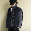 Nueva Chaqueta Chaleco de Mezclilla Casual Versátil de Talla Grande, Estilo Retro Literario, de Manga Corta, de Botones, Delgado para Mujer