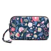 Venta al por mayor de fábrica nueva cartera monedero bolso femenino coreano estampado cartera bolso para teléfono móvil cartera de dama bolso de tela para correr
