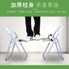Muletas ligeras de cuatro patas venta directa de fábrica muletas para ancianos bastón ajustable retráctil muletas de acero inoxidable de cuatro garras