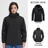 Jaqueta outdoor masculina e feminina três em um duas peças outono e inverno acolchoada com plumas, impermeável, respirável, traje de esqui