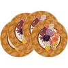 Manteles Individuales de Lino Más Vendidos en Amazon Decoración Redonda de Otoño para Acción de Gracias Venta Directa de Fábrica de Impresión de Lino para Mesa de Cocina