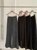 KEKEZOON 2026 Otoño Nuevo Cintura Alta Adelgazante Cordón Casual Pierna Ancha Sueltos Micro Acampanados Pantalones 9030