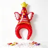 Decoração de Festa de Aniversário Infantil Desenho Animado Filme de Alumínio Grande Formato Especial Seguro Não Tóxico Tiara Tiara Grampo de Cabelo Balão Atacado