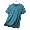 Nueva Camiseta de Manga Corta para Hombre Verano 2026, Camiseta Fina de Seda de Hielo, Camiseta Deportiva Transpirable, Camiseta Casual de Secado Rápido