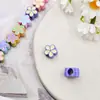 Flor de Cinco Pétalos Dibujo Animado Cuentas Espaciadoras Cadena para Teléfono Móvil Accesorios Cuentas Espaciadoras Aleación Colorida Accesorios DIY Joyería Colorida