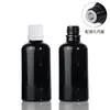 10 20 30 50ml Botella de Vidrio Negro para Aceite Esencial con Tapa de Plástico Negra Tapa de Baquelita Cabeza Grande Cabeza Pequeña Tapa Antirrobo