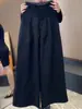 2026 Principios de Primavera Nuevo Estilo Europeo de Gama Alta de Botonadura Única Casual Pantalones Talla Grande de Cintura Alta Adelgazantes Traje Pantalones Casuales de Pierna Ancha