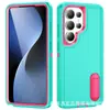 Adecuado para Samsung S26Fe Funda Protectora a Prueba de Tres Elementos S25Ultra Soporte Invisible S24 Cubierta Protectora Anti-Caídas de Grado Militar