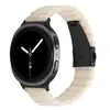 Adecuado para relojes Samsung Watch8/9, Correa de reloj inteligente clásica de acero inoxidable y resina de una sola cuenta para Watch8