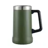Amazon 304 Acero Inoxidable Doble Capa Vacío Mango Taza Taza Cervecera Brasileña Gran Capacidad Taza Térmica Transfronteriza Venta Caliente
