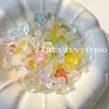 Goma de Suco Cor Mista Contas de Vidro Domésticas Acessórios para Pulseiras e Colares Acessórios para Miçangas Artesanais DIY