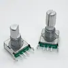 Encoder Ec11 Horizontal de 3 Pinos Sem Interruptor Ajustável Lateralmente Potenciômetro de Rotação 360 Graus Encoder Rotativo