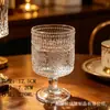 Copo Alto para Suco Jingyuan Doméstico Alto Valor Padrão Árvore Reto Criativo Transparente para Chá de Frutas Cocktail com Bolhas