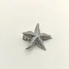 FF Filha da Deusa~Presilha de Cabelo Estrela do Mar com Concha de Metal Retro Francesa Super Fotogênica Estilo Férias na Ilha Presilha Lateral