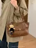 Bolso Tote Coreano de Lujo Ligero de Nicho Nuevo Gran Capacidad Retro Versátil para el Trabajo y los Viajes al Trabajo Bolso de Hombro de Moda de Gama Alta