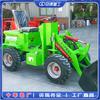 Carretilla elevadora diésel de nueva generación, pequeña, con tracción en las cuatro ruedas, para obras de construcción, limpieza de estiércol agrícola, máquina agrícola diésel para recoger césped.