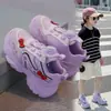 Zapatos Deportivos para Niña 2026 Primavera/Verano Nuevo Estilo Malla Simple Hueca Transpirable Zapatos de Papá Estilo Princesa Infantil Zapatos de Malla