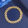 Pulseira Esculpida em Forma de Coração Vazado Kaiwei Pulseira Fashion Criativa em Forma de Coração Dia dos Namorados Joia Bonita Pulseira Europeia e Americana