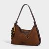 Bolso de Hombro de Alta Gama con Tacto de Ante Transfronterizo 2025 Otoño e Invierno Nuevo Bolso Tote Cruzado de Gran Capacidad para Viajes Diarios