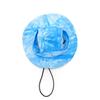 Sombrilla para perros y gatos, sombrero antitirones, orejas antirocío, hebilla de cuerda ajustable, sombrero de pescador, sombrero de princesa de algodón, venta al por mayor