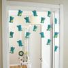 Cortina de Puerta Estilo Coreano Cortina Divisoria Par de Batalla de Dinosaurios Colgante de Velcro sin Agujeros Cortina Colgante de Velcro para Dormitorio Baño Cortina de Puerta para el Hogar Niña