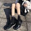 Meias de Algodão Novas, Meias de Pérola Vintage Feitas à Mão para as Quatro Estações, Meias Versáteis de Meia-Cana da Moda Tendência Estilo Japonês, Sem Costura Feitas à Mão