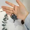 Cordón para Teléfono Móvil de Gatito Tridimensional de Dibujos Animados con Ojos Grandes, Colgante para Bolso, Llavero para Pareja, Colgante de Muñeco, Pequeño Regalo al por Mayor