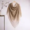 Cachecol 100% caxemira pura da Mongólia Interior, leve para primavera e outono, aquecedor de pescoço quente feminino, xale de caxemira trançado para outono e inverno