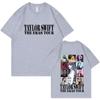Camiseta con estampado divertido para estación independiente de Amazon TAYLOR SWIFT Hombres y mujeres europeos y americanos casual manga corta venta al por mayor