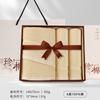 Jialiya Caja de Regalo de Toalla y Toalla de Baño Set de Tres Piezas Algodón Puro Engrosada Suave Regalo de Agradecimiento de Negocio Regalo de Cumpleaños para Empleado Palabras Bordadas
