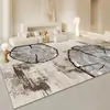 Alfombra de terciopelo de cristal francés para suelo, sala de estar, resistente a las manchas y fácil de cuidar, alfombrilla para sofá y mesa de café, dormitorio, mesita de noche, manta antideslizante