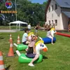 Accesorios Divertidos para Reuniones Deportivas, Carreras de Caballos Inflables, Caballo Mecedora de Poni de Pista Rápida, Equipo para Actividades de Team Building y Expansión