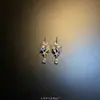 Pendientes retro morados con borlas de mariposa para mujer 2026. Nuevo estilo de moda. Pendientes de estilo chinoiserie de alta gama, únicos y hermosos.