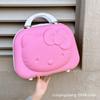 Lindo Estuche Cosmético Rosa de KT Cat Viaje Equipaje Pequeño Bolsa Cosmética Portátil Caja de Almacenamiento Organizador de Cosméticos Portátil