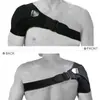 Tela OK pura puede añadir bolsa de hielo hombrera deportiva hombrera transpirable hombrera ajustable esguince fractura hombrera izquierda y derecha