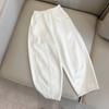 Pantalones Casuales de Invierno 2024 para Niños, Suaves y a Cuadros, de Corte Holgado, Pantalones Casuales con Dobladillo para Niñas, Pantalones para Niños