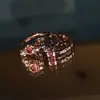 Juego de Anillos Temático de Cumpleaños de Li Zeyan, Anillo Rose Time, Mismo Estilo que Love and Producer, Anillos de Pareja Ajustables de Lujo Ligero