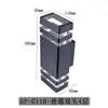 Lámpara de Pared para Exteriores, Impermeable, Doble Cabezal, para Balcón, Terraza, Entrada, Villa, Patio, Luz de Pared Exterior, Envío Gratis