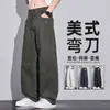 Pantalones Casuales para Hombre 2026 Verano Nuevo Estilo Americano Modernos Sueltos Rectos Ropa Deportiva Resistente al Desgaste Pantalones de Trabajo