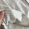 Camiseta Blanca de Manga Corta de Verano para Mujer, Estilo Minimalista con Parches de Diseñador, Cuello Redondo, Top Casual Holgado y Versátil para Verano