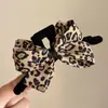 ¡Estampado de Leopardo Duang! Elástico para el Cabello Súper Elegante de Alta Resistencia para Mujeres, Accesorios para el Cabello de Hortensia, Tocados Coreanos de Gama Alta y Estilo Occidental