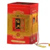 Cajas de Empaque para Licores Hechas a Mano en Lotes Pequeños, Empaque Dorado en Foil Repujado para Botellas de Vino Amarillas, Caja de Regalo para Vino, Juego Completo de Empaque para Botellas de Vino