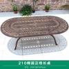 Mesa de Comedor de Ocio para Exteriores Hotel de Aluminio Fundido Balcón Exterior Impermeable Fundición a Presión Tallada Conjunto de Mesa y Sillas al Aire Libre Personalización de Gama Alta