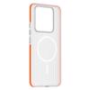 Patrón Corrugado Adecuado para Funda de Teléfono Xiaomi 15SPro Transparente Sensación de Piel Esmerilada Succión Magnética Xiaomi 14 Marco Antideslizante Cubierta Dura