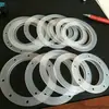 Junta de brida de silicona especial con forma personalizada, junta de sellado blanca de caucho de silicona de gran diámetro